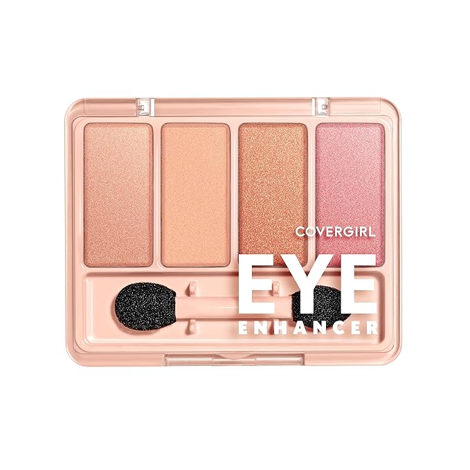 Covergirl アイエンハンサー、ベリーニ スプリッツ、アイシャドウ クワッド、つけやすい、クリーン＆ヴィーガン、タルクフリー、マット＆シマーフィニッシュ、スマッジプルーフ、0.19oz