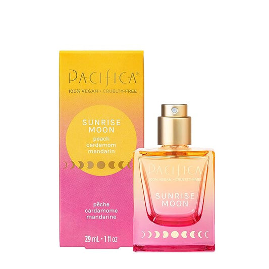 Pacifica Beauty | サンライズムーン スプレーパフューム | ピーチ、カルダモン、マンダリンの香り | 天然＆エッセンシャルオイル配合 | クリーンフレグランス | ヴィーガン＆クルエルティフリー | 女性へのギフトに | 29.5mL (1個パック)