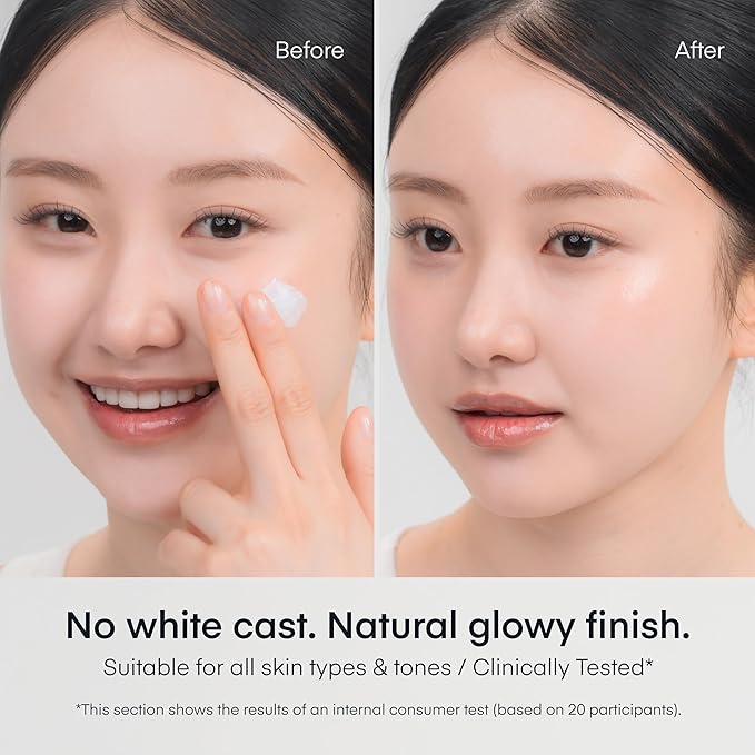 Terez & Honor Hydro Sunscreen for Face: Hydrating Broad Spectrum SPF 50 Sunscreen with UVA/UVB Protection - Moisturizing, Soothing, Water-Resistant, No-White Cast & Non-Greasy - Korean Sun Care 2-Pack