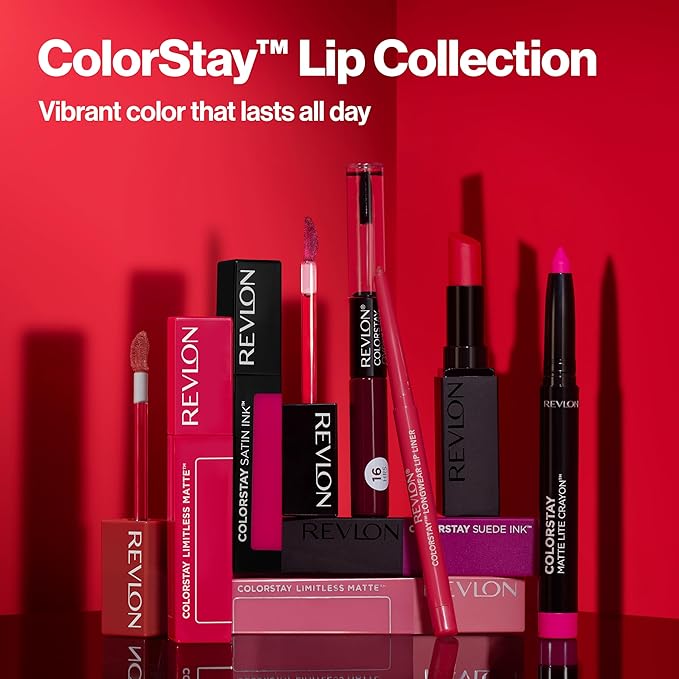 Revlon Liquid Lipstick with Clear Lip Gloss, ColorStay Overtime Lipcolor, Dual Ended with Vitamin E, 320 Faithful Fawn, 0.07 Fl Oz