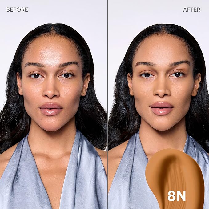 Glo Skin Beauty Modern Matte Foundation, 8N (30 mL) - Oil-free, Buildable Medium-to-Full Coverage, Powered by Salicylic Acid and Niacinamide
