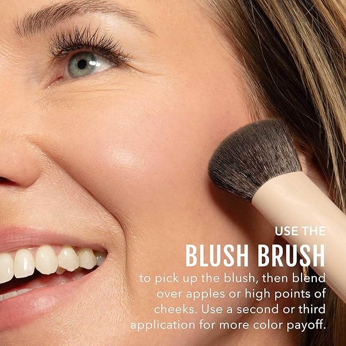 No Makeup Makeup Blush & Lip Color, Second-Skin Cream-Balm Formula Delivers a Long-Lasting Sheer Wash of Color, Buildable Coverage, Semi-Matte Finish, Made with Skin-Loving Ingredients, Pink
