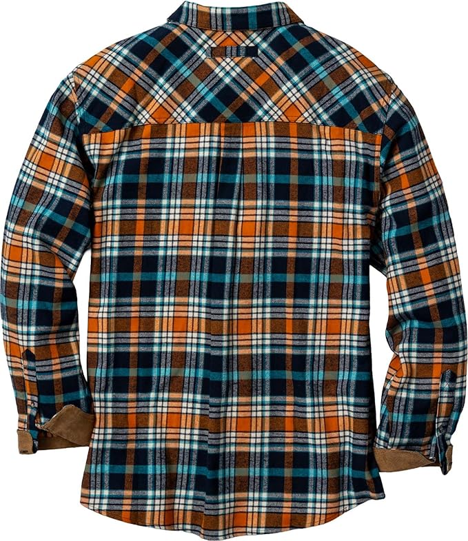Legendary Whitetails Mens Long Sleeve Button Down 100% Cotton Flannel Shirt