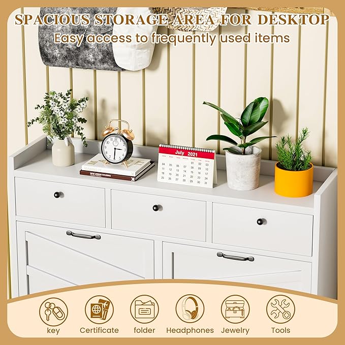 Metal Shoe Storage Cabinet for Entryway,White Shoe Cabinet with 4 Flip Drawers & 3 Top Drawers Hidden Slim Shoe Organizer Rack Freestanding Steel Entrance Shoe Cabinet with Legs for Hallway Front Door