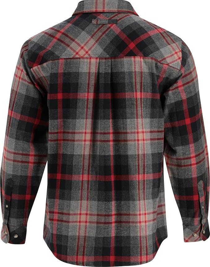 Legendary Whitetails Mens Long Sleeve Button Down 100% Cotton Flannel Shirt