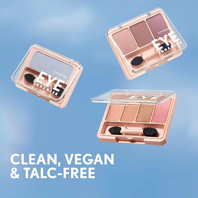 Covergirl アイエンハンサー、ベリーニ スプリッツ、アイシャドウ クワッド、つけやすい、クリーン＆ヴィーガン、タルクフリー、マット＆シマーフィニッシュ、スマッジプルーフ、0.19oz