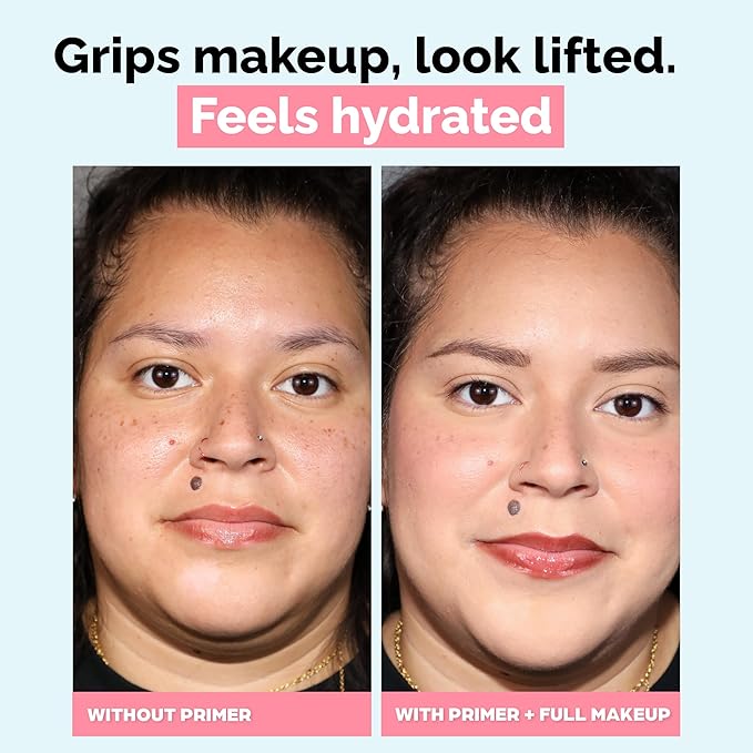 Elizabeth Mott Thank Me Later Glow Enhancer & Primer – Hydrating Natural Glow with Hyaluronic Acid, Niacinamide & Squalane, Sheer Tinted, Cruelty-Free, Fair Sheer Shade, 30g