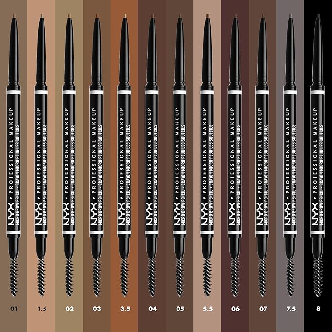 NYX PROFESSIONAL MAKEUP マイクロ ブロウ ペンシル - ブラック