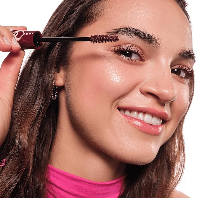essence | ラッシュ プリンセス 偽まつげ効果 マスカラ バーガンディ | ボリューム＆ロングマスカラ 円錐形ファイバーブラシ | ヴィーガン＆クルエルティフリー