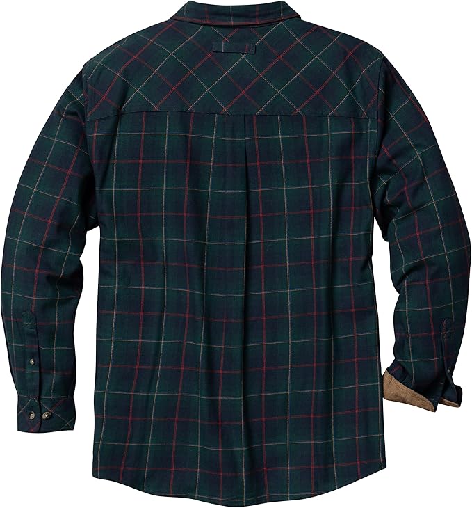 Legendary Whitetails Mens Long Sleeve Button Down 100% Cotton Flannel Shirt
