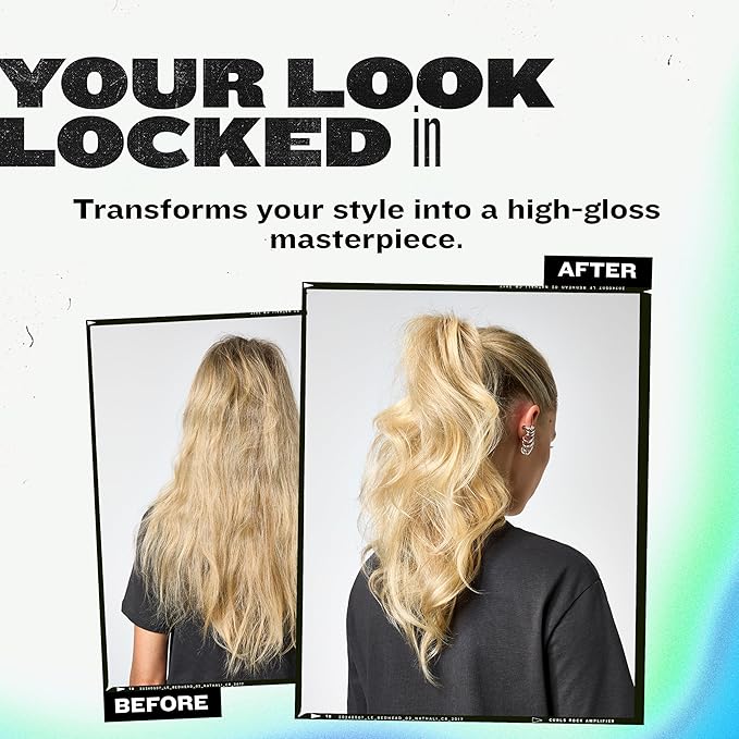 TIGI ベッドヘッド トラベルサイズ フリズコントロール ヘアスプレー、マスターピース エクストラホールド ヘアスプレー、ツヤと輝きのある髪へ、57g