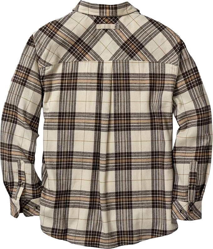 Legendary Whitetails Mens Long Sleeve Button Down 100% Cotton Flannel Shirt