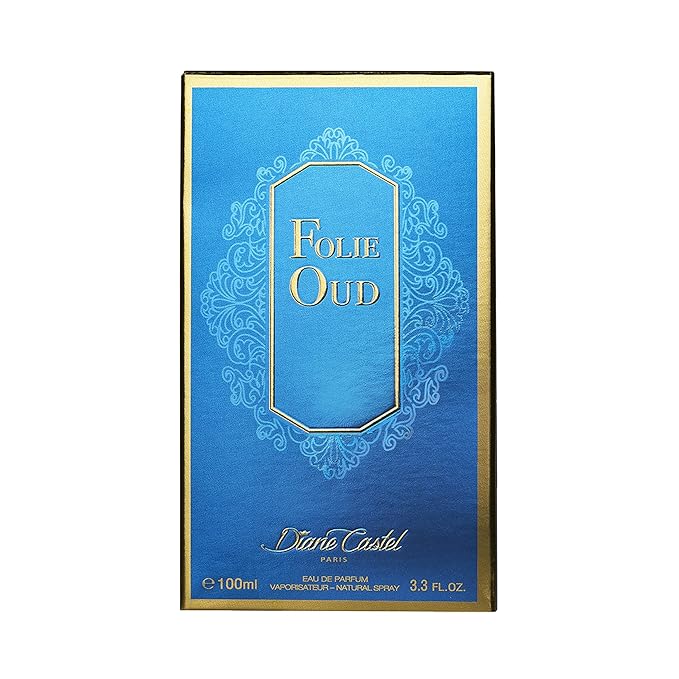 Folie Oud - Floral Woody Amber Fragrance - Exotic Perfume for Women - Women's Fragrances with Jasmine, Rose, and Oud - 3.3 oz