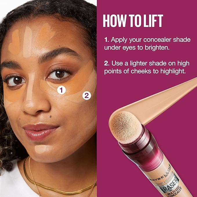 Maybelline Instant Age Rewind Eraser Dark Circles Treatment Multi-Use Concealer, 146.5, 1 Count (Packaging May Vary)