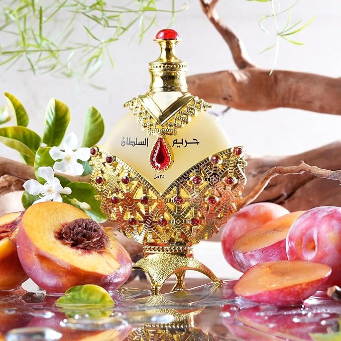 KHADLAJ PERFUMES Hareem Al Sultan Gold Concentrated Perfume Oil for Unisex, 1.18 Ounce | for Unisex, 1.18, Ounce
