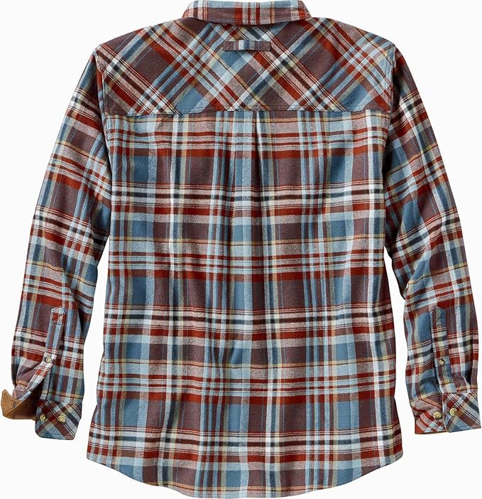 Legendary Whitetails Mens Long Sleeve Button Down 100% Cotton Flannel Shirt