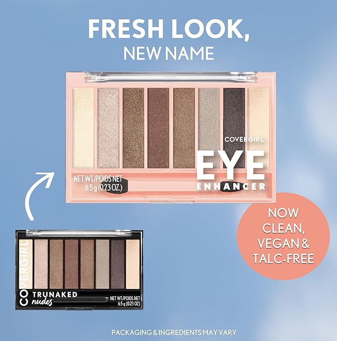 COVERGIRL Eye Enhancer Eyeshadow Palette, 805 Nudes (Packaging May Vary)
