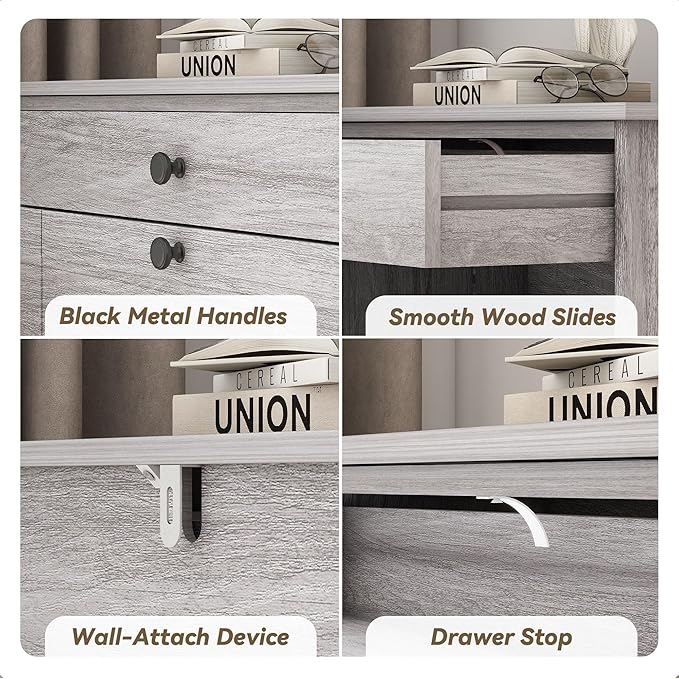 FTZxHKLX Shoe Storage Cabinet with 2 Flip Drawers, Narrow Freestanding Hidden Shoe Rack Cabinet, Pet-Proof Shoe Organizer for Closet, Entryway, Hallway, Wash Grey