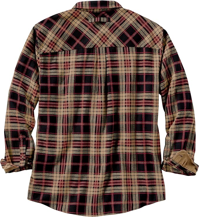 Legendary Whitetails Mens Long Sleeve Button Down 100% Cotton Flannel Shirt