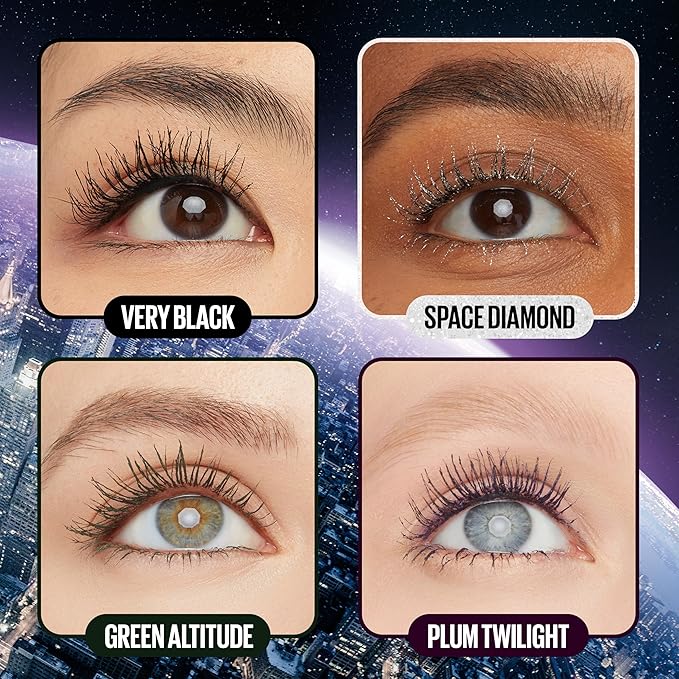 Maybelline Lash Sensational Sky High Washable Mascara Makeup, Volumizing, Lengthening, Defining, Curling, Multiplying, Buildable Formula, Very Black, 1 Count