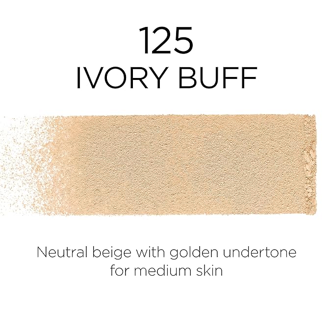L'Oreal Paris Makeup Infallible Fresh Wear Foundation in a Powder, Up to 24H Wear, Waterproof, Ivory Buff, 0.31 oz. (Packaging May Vary)