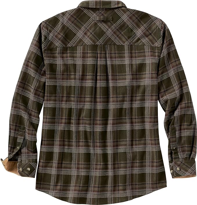 Legendary Whitetails Mens Long Sleeve Button Down 100% Cotton Flannel Shirt