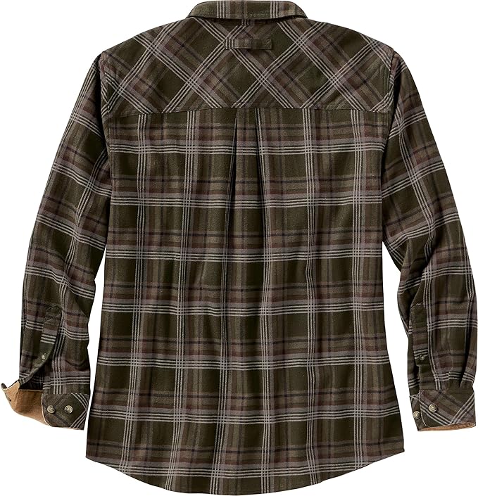 Legendary Whitetails Mens Long Sleeve Button Down 100% Cotton Flannel Shirt