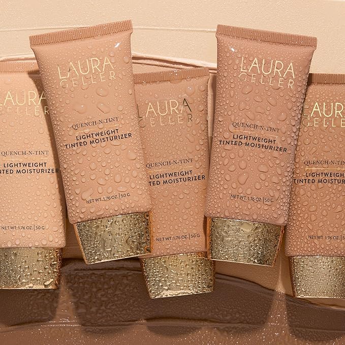 LAURA GELLER NEW YORK Quench-N-Tint Hydrating Foundation, Light Medium, 1.7 Fl Oz