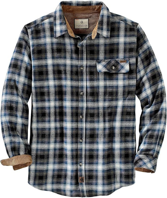Legendary Whitetails Mens Long Sleeve Button Down 100% Cotton Flannel Shirt