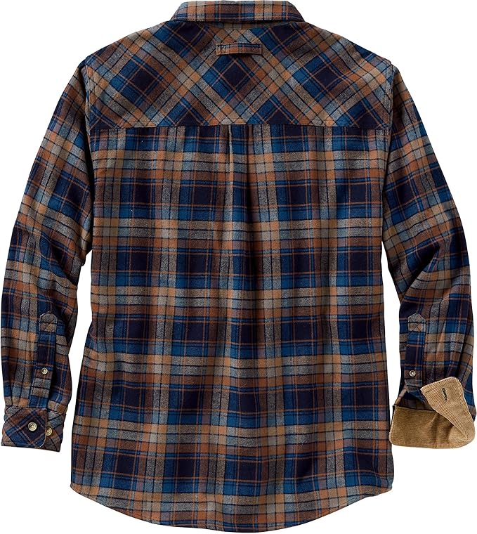 Legendary Whitetails Mens Long Sleeve Button Down 100% Cotton Flannel Shirt