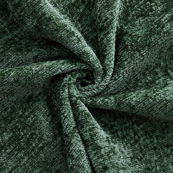 U-Shaped Sectional Couches for Living Room | 112 Inch Modern Sectional Couch | Green Chenille Sofa with Double Chaise for Apartment