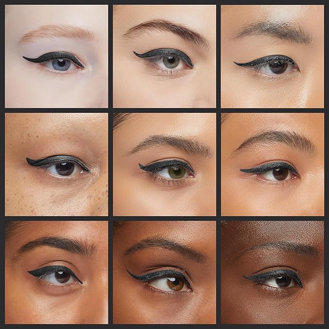 wet n wild メガラスト ブレークアッププルーフ ウォータープルーフ リトラクタブル ジェルアイライナー - 超高発色 16時間持続、にじみにくいサテンフィニッシュ処方、クルエルティフリー＆ヴィーガン - チャコール