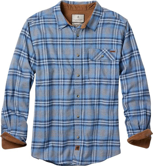 Legendary Whitetails Mens Long Sleeve Button Down 100% Cotton Flannel Shirt