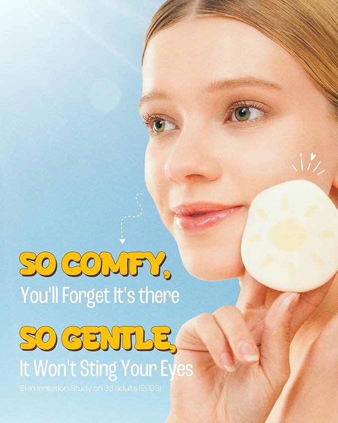 ELROEL Pang Pang Big Sun Cushion Plus - Broad Spectrum SPF50+ PA++++ Korean Sunscreen Cushion for Face & Body - Hypoallergenic & Lightweight Sun Cream, No White Cast (0.88 oz)
