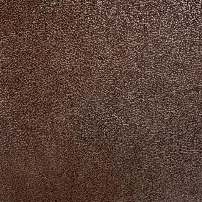 Homepop Home Decor | Tufted Ainsley Button Storage Ottoman Bench with Hinged Lid | Ottoman Bench with Storage for Living Room & Bedroom, Brown Faux Leather