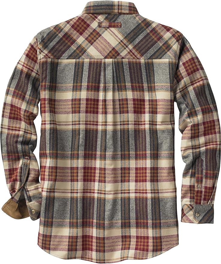Legendary Whitetails Mens Long Sleeve Button Down 100% Cotton Flannel Shirt
