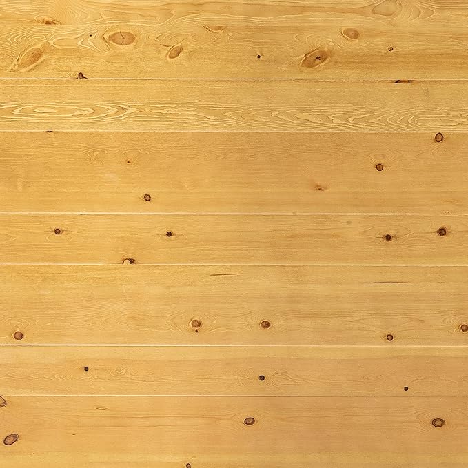 Flash Furniture HERCULES 8' x 12" Solid Pine Folding Farm Bench in Antique Rustic Light Natural
