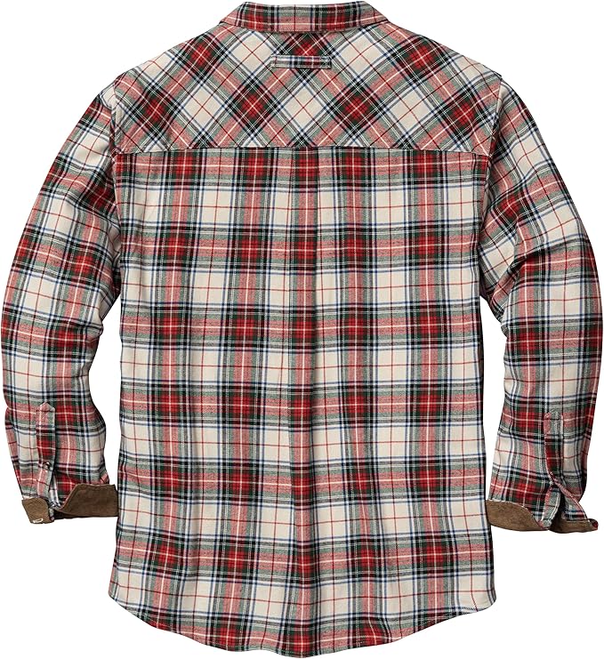 Legendary Whitetails Mens Long Sleeve Button Down 100% Cotton Flannel Shirt