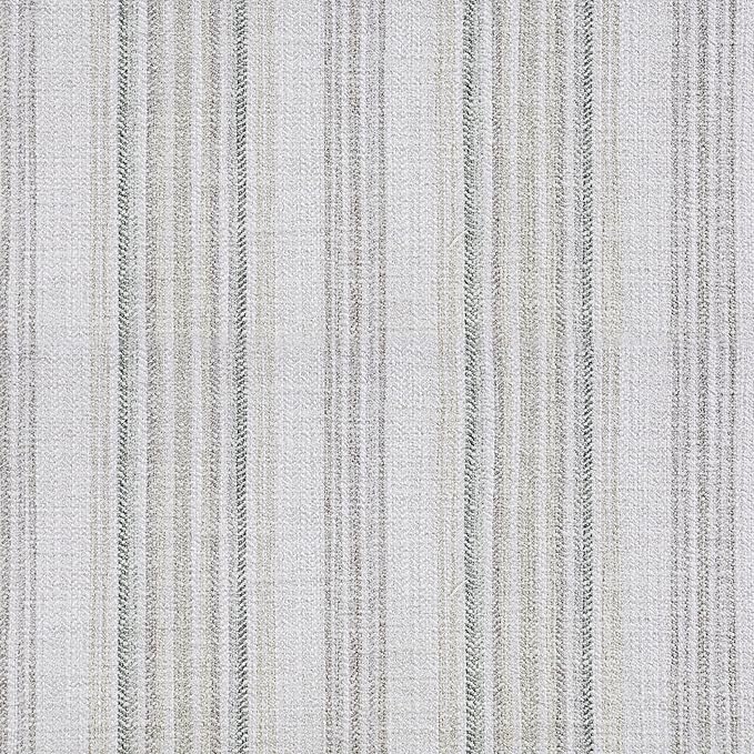 HomePop Malmo Bench - Gray Striped Pattern