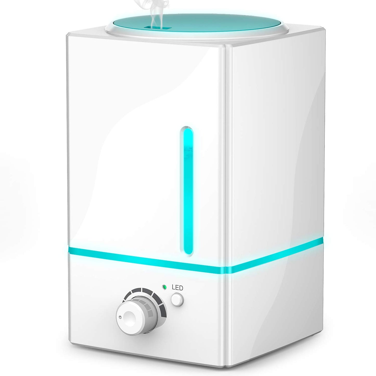 1500ml Aroma Essential Oil Diffuser Large - Exqline Diffuser for Large Room Large Aromatherapy Diffuser/Humidifier Unique Diffusers for Essential Oils(White)